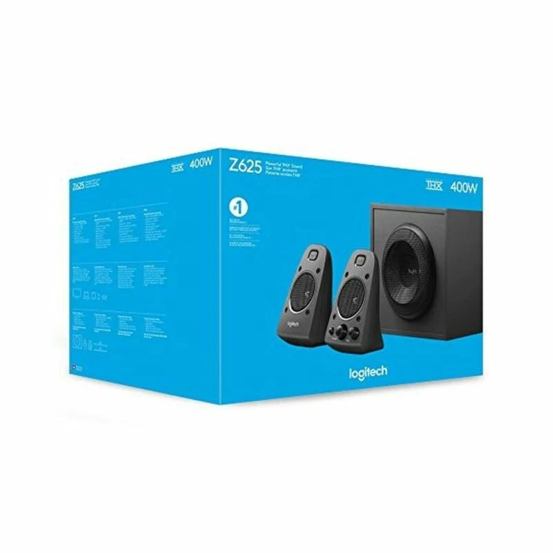 Haut-parleurs de jeu Logitech 980-001256 2.1 Noir 200W