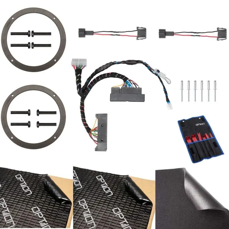 OPTION SET-110 – Seat Leon 5F Beats | Kit Audio DSP V4 avec Haut-Parleurs Front et Subwoofer dans la Roue de Secours