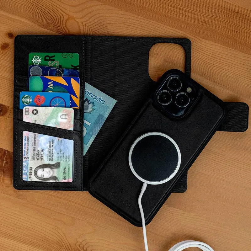 5th Ave Wallet Case avec MagSafe - iPhone 16 Pro - Noir