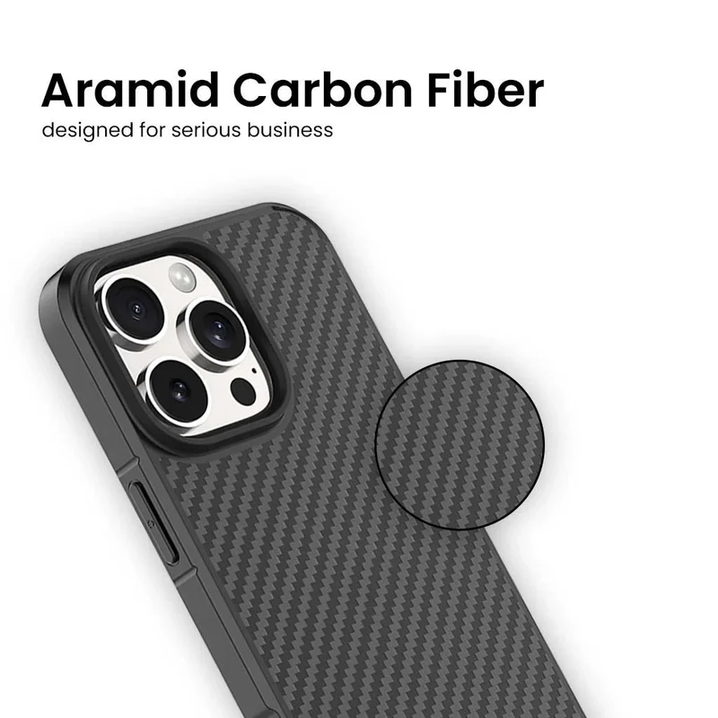 Étui en Kevlar pour iPhone 16 Pro Max