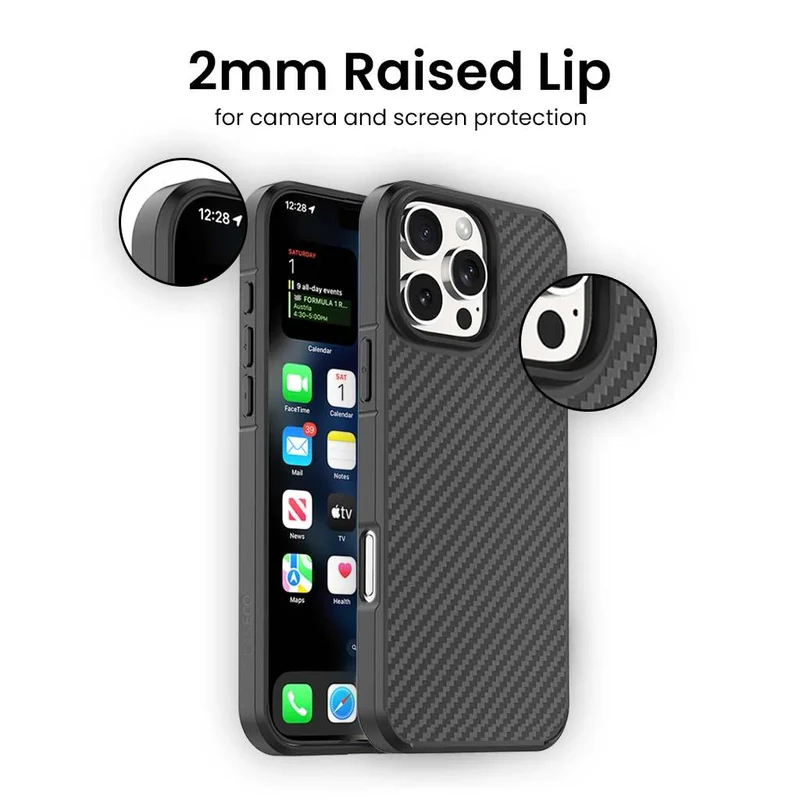 Étui en Kevlar pour iPhone 16 Pro Max