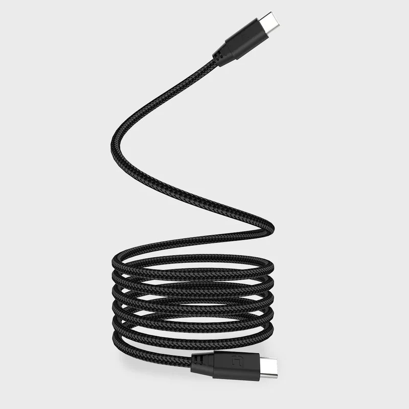 Câble magnétique USB-C vers USB-C de 2 mètres - Noir