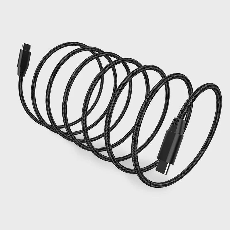 Câble magnétique USB-C vers USB-C de 2 mètres - Noir
