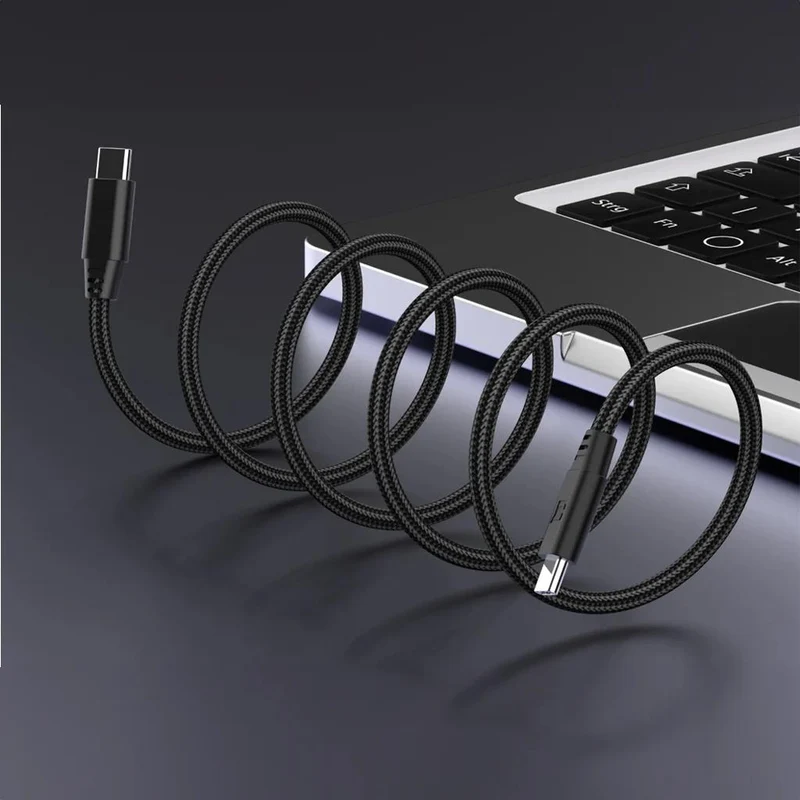 Câble magnétique USB-C vers USB-C de 2 mètres - Noir
