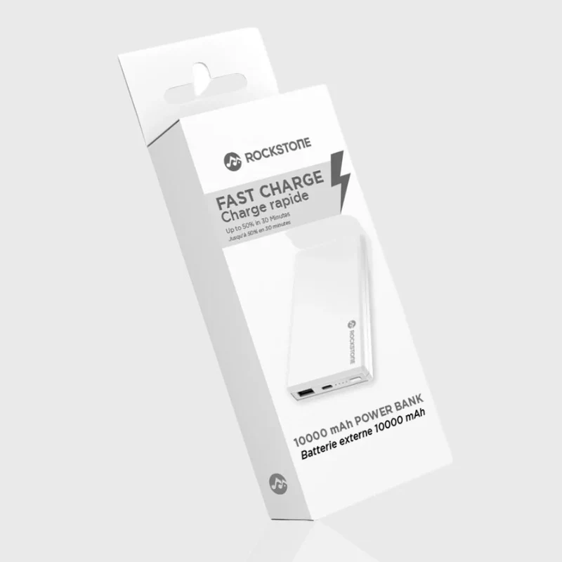 Banque d'alimentation Rockstone 10000 Mah