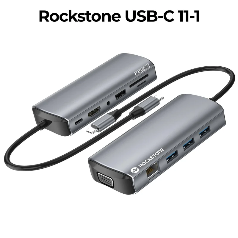 Hub Rockstone USB-C 11-en-1