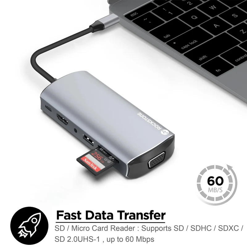Hub Rockstone USB-C 11-en-1