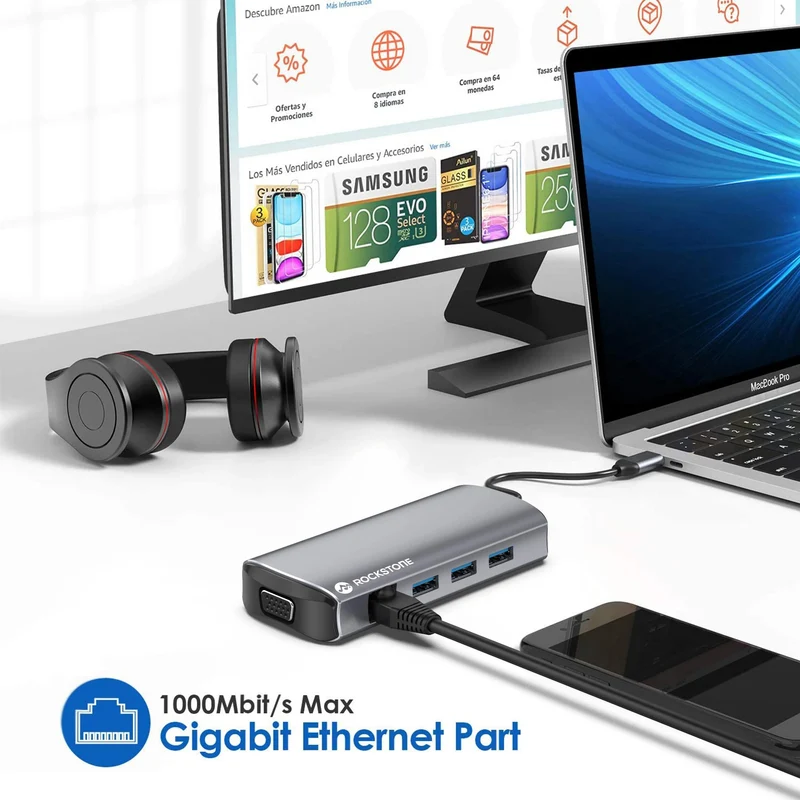 Hub Rockstone USB-C 11-en-1