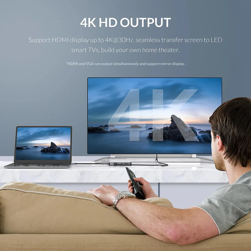 Hub Rockstone USB-C 11-en-1