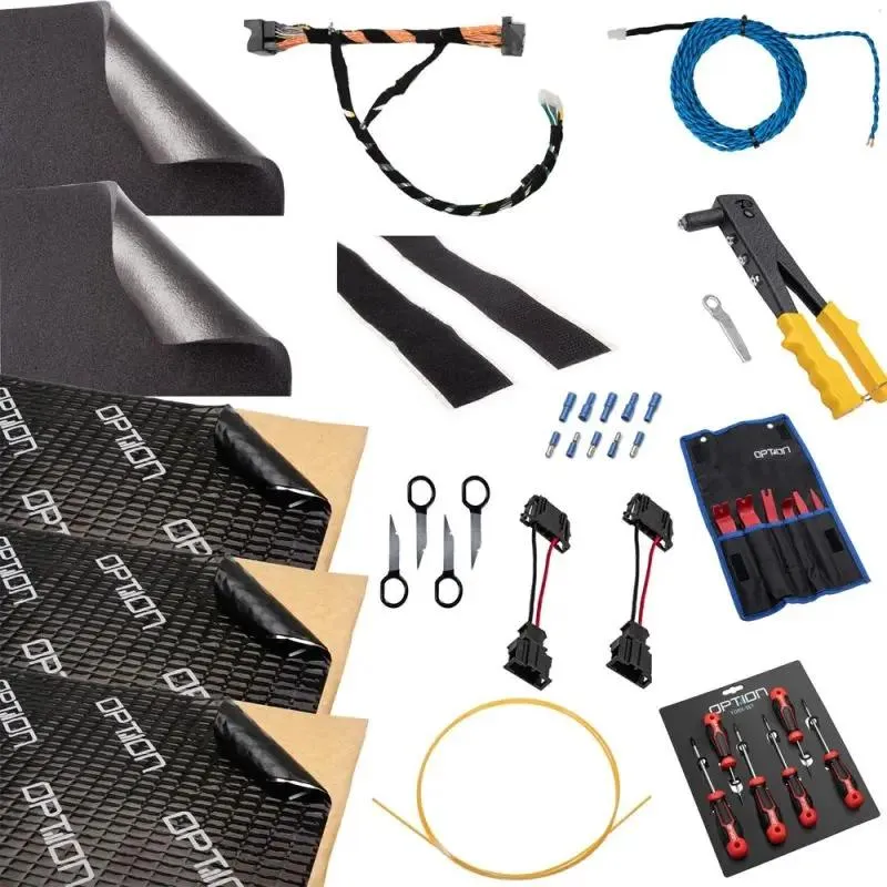 OPTION SET-101 – Système Audio Complet pour SEAT Ateca (avant 2020) | DSP + Haut-Parleurs + Subwoofer | Plug & Play