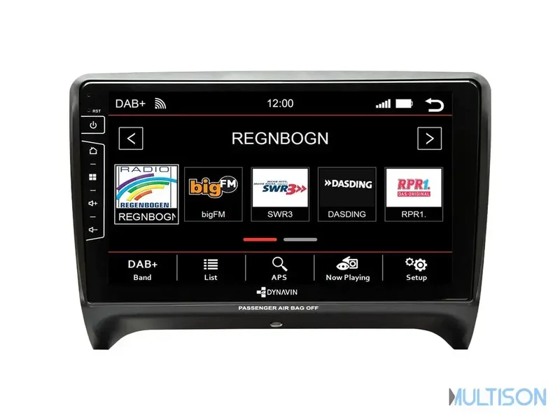 DYNAVIN D9-TT Premium Flex - Autoradio Carplay Android pour Audi TT
