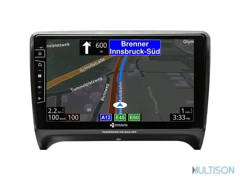 DYNAVIN D9-TT Premium Flex - Autoradio Carplay Android pour Audi TT
