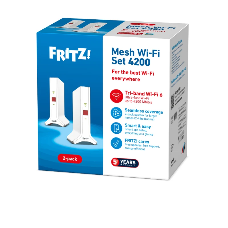 FRITZ!Mesh Wi-Fi Set 4200 (Duopack)