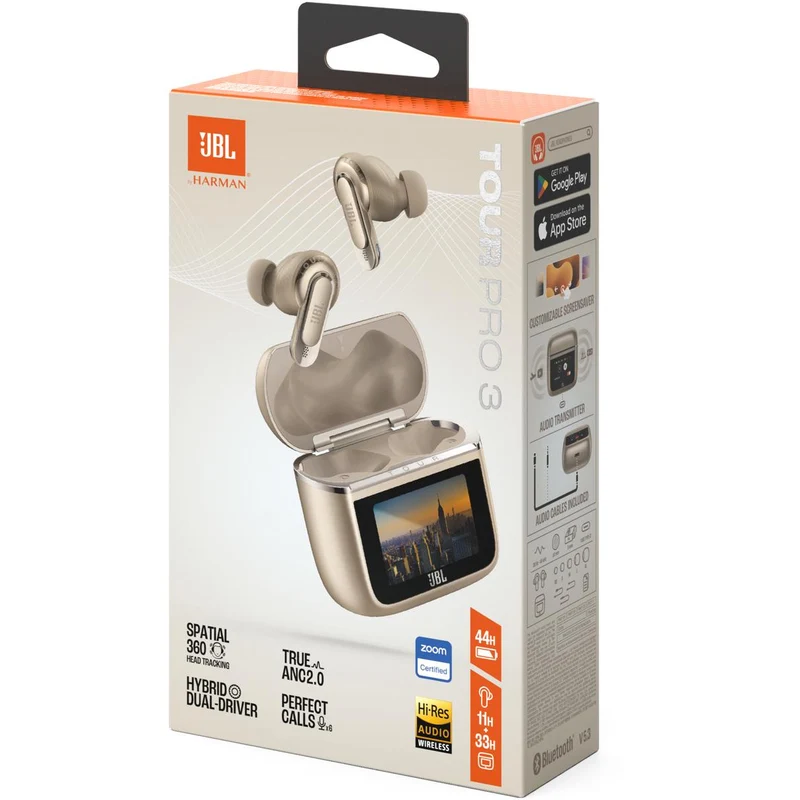 Casque circum-auriculaire BT à réduction de bruit. JBL TOURPRO3 - Latée