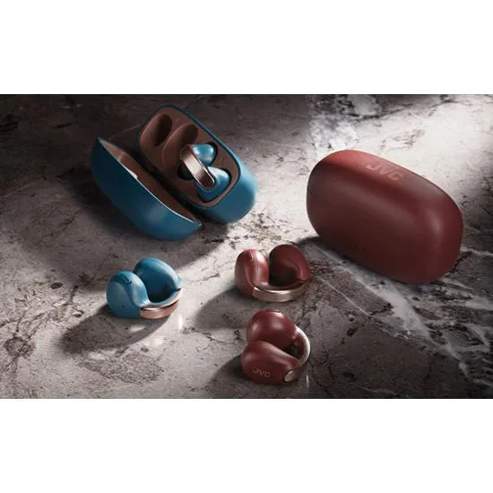 Écouteurs Nearphones Bluetooth,, JVC HA-NP1T - Bordeaux