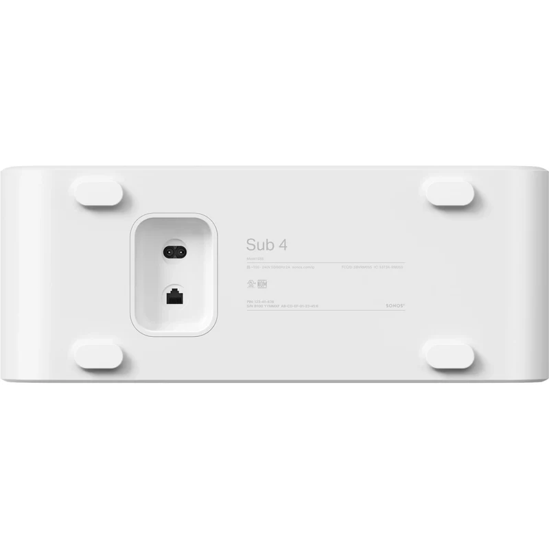 Haut-parleur d'extrêmes graves sans fil (4e génération ), Sonos SUBG4US1 - Blanc