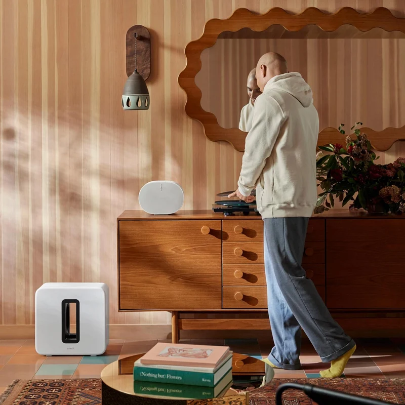 Haut-parleur d'extrêmes graves sans fil (4e génération ), Sonos SUBG4US1 - Blanc