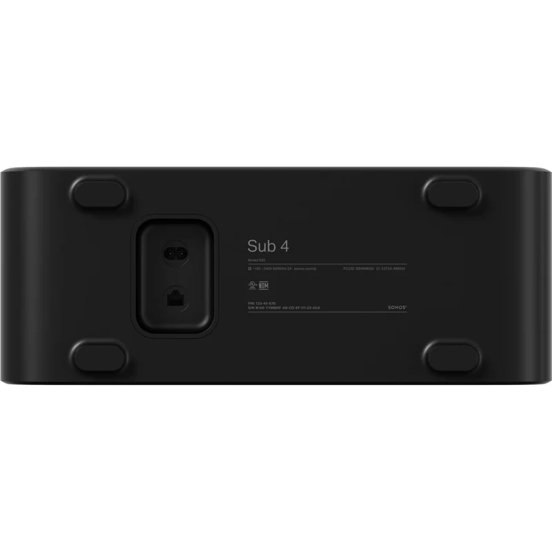 Haut-parleur d'extrêmes graves sans fil (4e génération ), Sonos SUBG4US1BLK - Noir