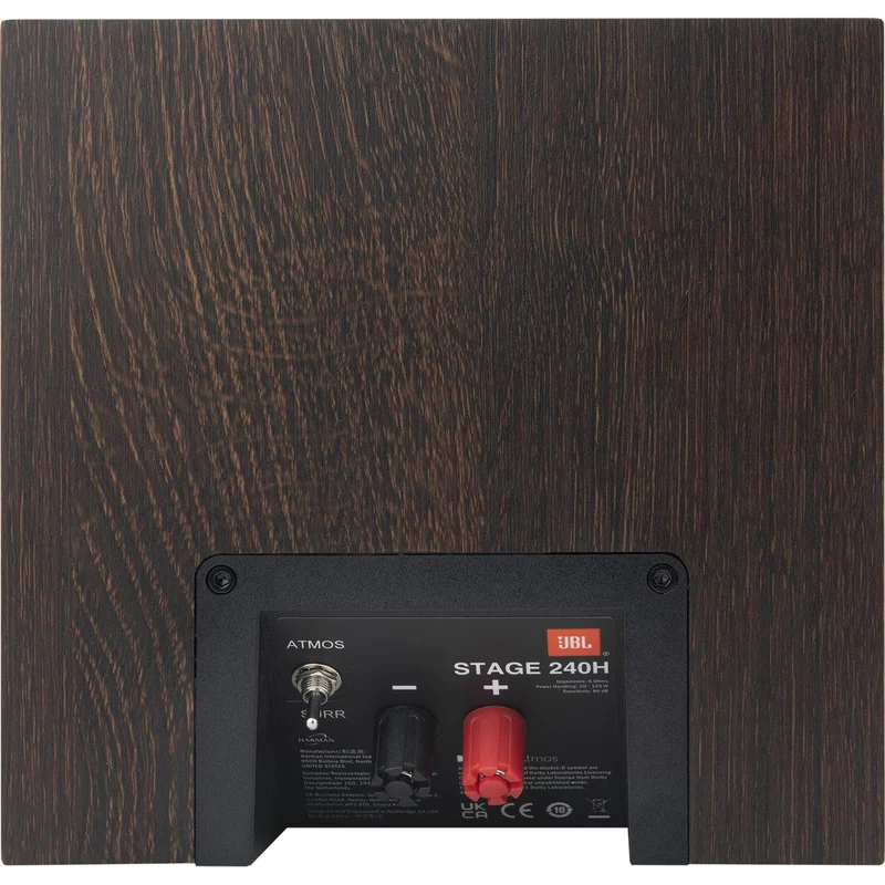 Enceinte Surround 75W, JBL 240H Noir- Paire