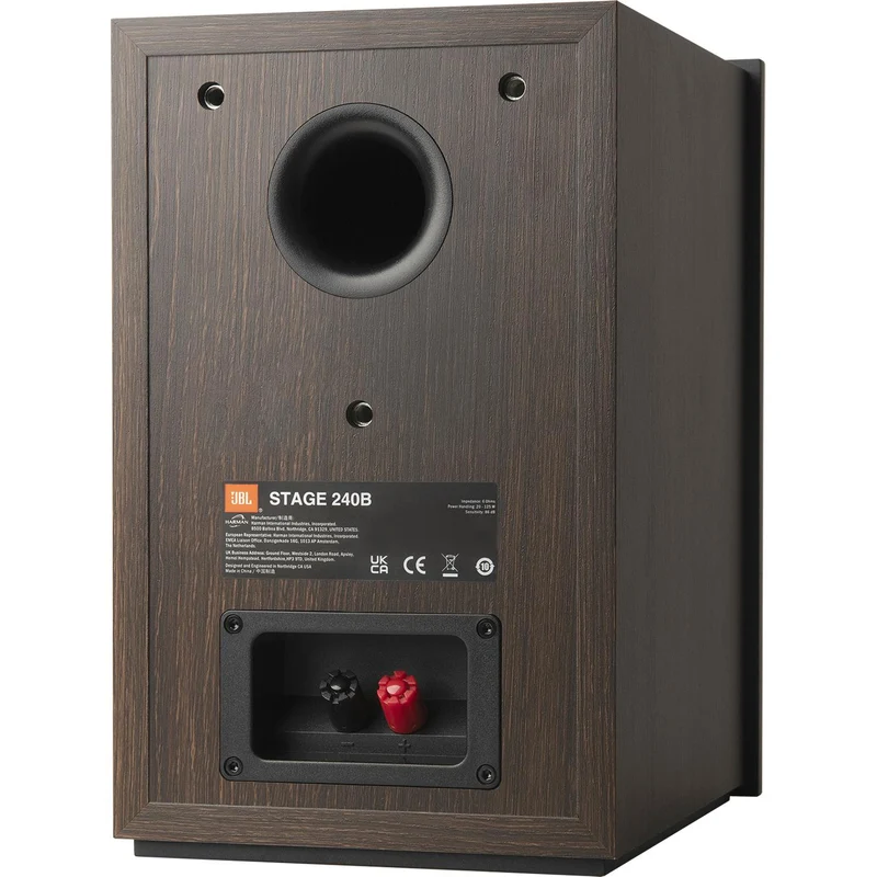 Enceinte bibliothèque Stage 75W, JBL 240B Noir- PAIRE