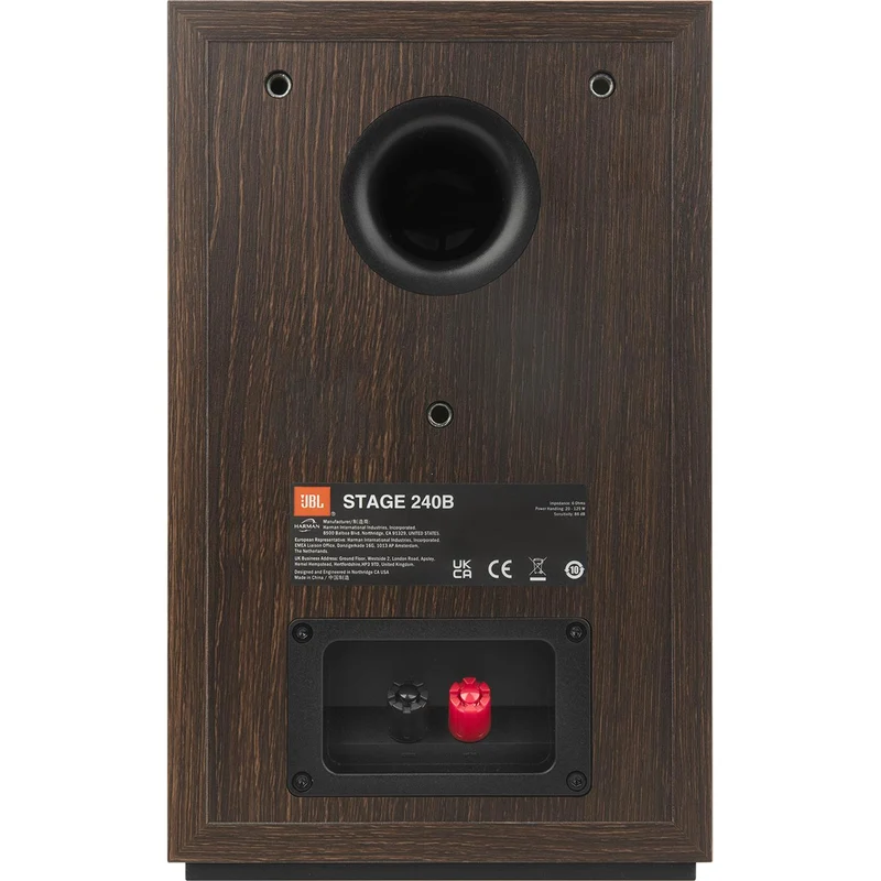 Enceinte bibliothèque Stage 75W, JBL 240B Noir- PAIRE