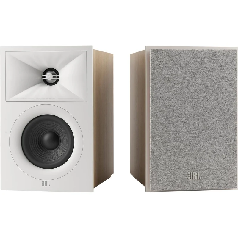 Enceinte bibliothèque Stage 75W, JBL 240B Blanc- PAIRE