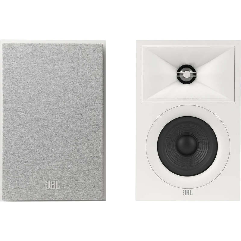 Enceinte bibliothèque Stage 75W, JBL 240B Blanc- PAIRE