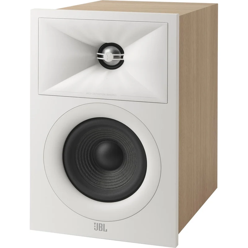 Enceinte bibliothèque Stage 75W, JBL 240B Blanc- PAIRE