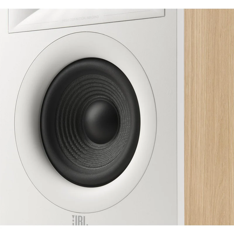 Enceinte bibliothèque Stage 75W, JBL 240B Blanc- PAIRE