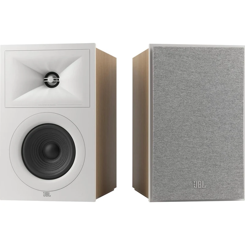 Enceinte bibliothèque Stage 75W, JBL 250B Blanc- PAIRE