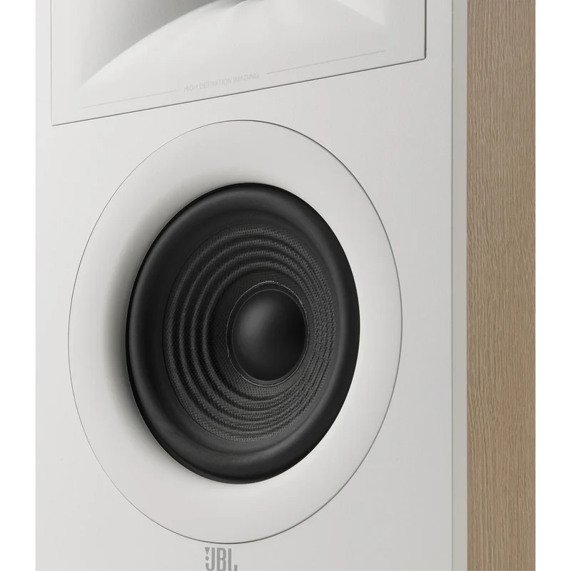 Enceinte bibliothèque Stage 75W, JBL 250B Blanc- PAIRE