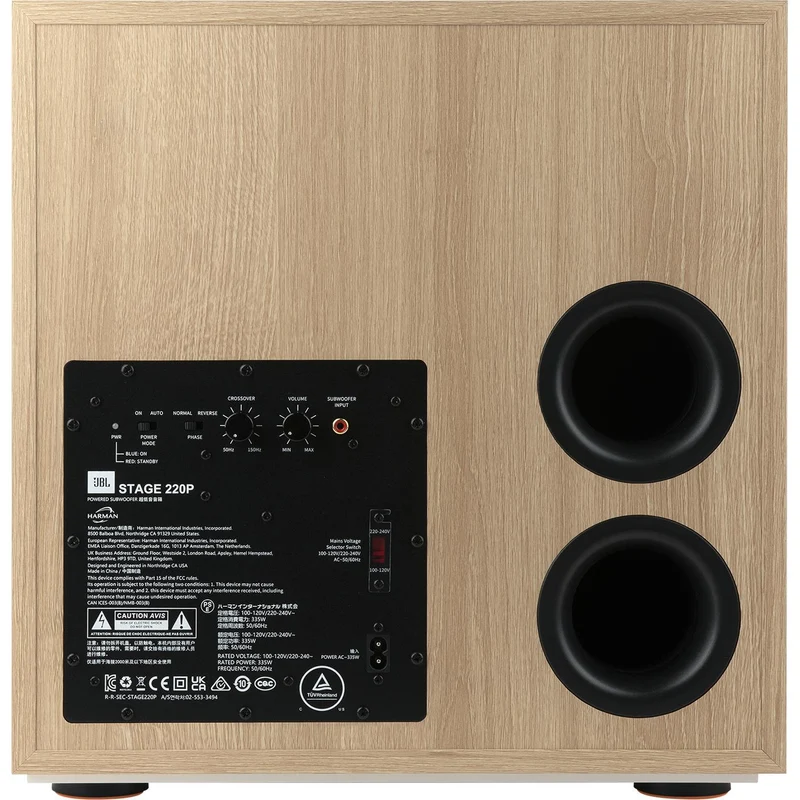 Caisson de grave 12po 500W, JBL 220P - Blanc