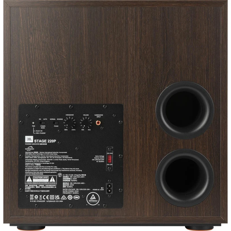 Caisson de grave 12po 500W, JBL 220P - Noir