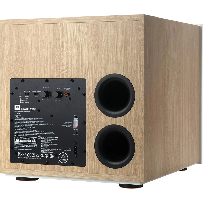 Caisson de grave 10po 300W, JBL 200P - Blanc