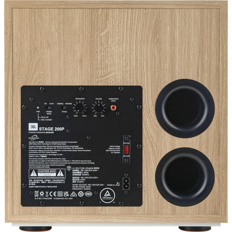 Caisson de grave 10po 300W, JBL 200P - Blanc