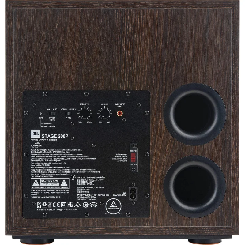 Caisson de grave 10po 300W, JBL 200P - Noir