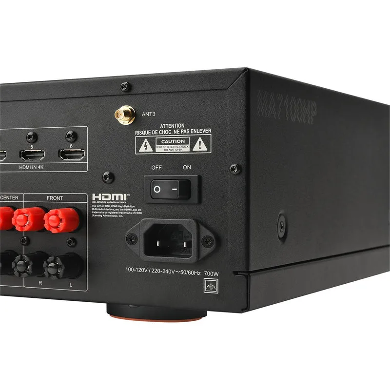 Récepteur AV Réseau 4K 7.2 X 125W, JBL MA7100HP - Noir