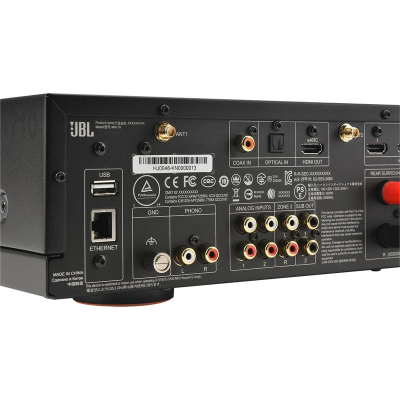Récepteur AV Réseau 4K 7.2 X 110W, JBL MA710 - Noir