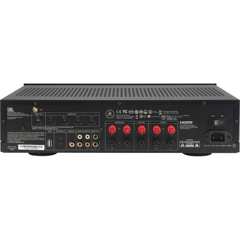 Récepteur AV 4K 5.2 X 60W, JBL MA310 - Noir