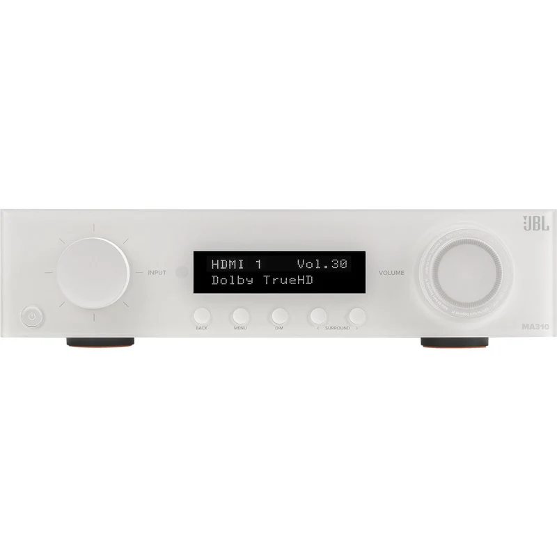 Récepteur AV 4K 5.2 X 60W, JBL MA310 - Blanc