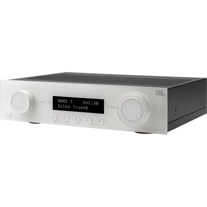 Récepteur AV 4K 5.2 X 60W, JBL MA310 - Blanc