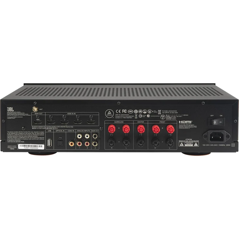 Récepteur AV 4K 5.2 X 60W, JBL MA310 - Blanc