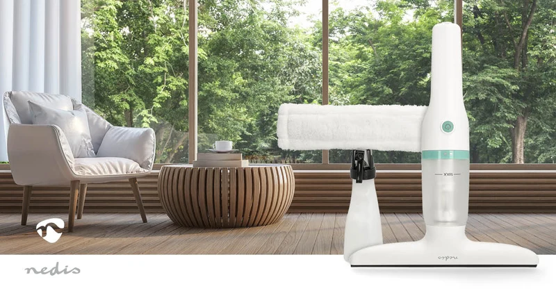 Electrische Ruitenreiniger 12W - 1200 Pa - Inhoud Reservoir Vuil Water: 60 ml