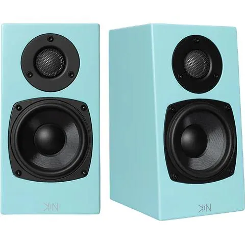 Enceinte bibliothèque 100W, KINONE- Bleu - Paire