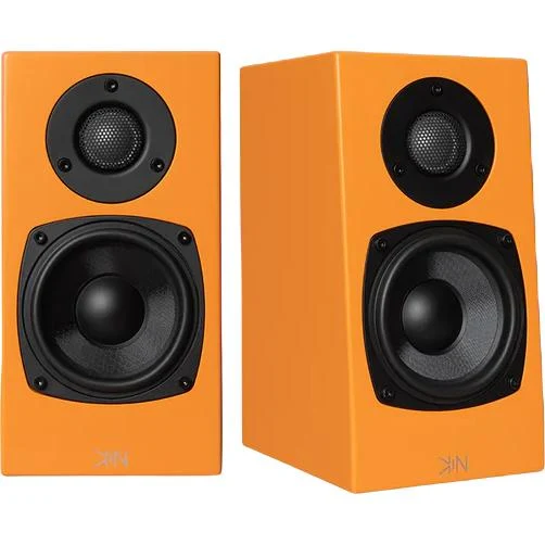 Enceinte bibliothèque 100W, KINONE- Orange - Paire