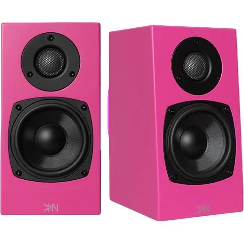 Enceinte bibliothèque 100W, KINONE- Rose - Paire