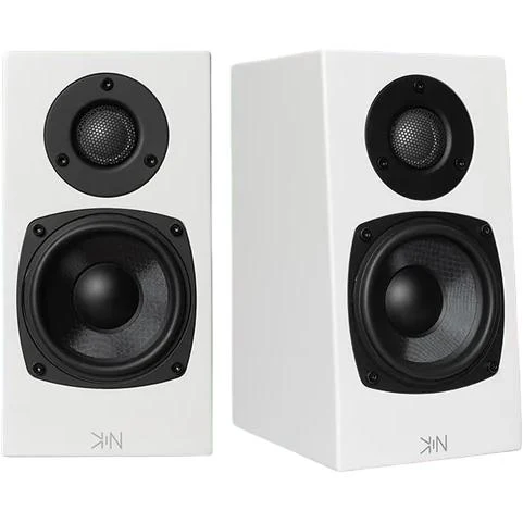 Enceinte bibliothèque 100W, KINONE- Blanc - Paire