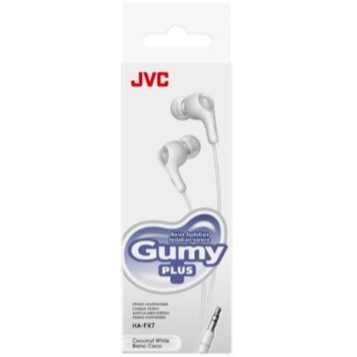 Écouteurs Gumy filaire, JVC HA-FX7-WN - Blanc Coco