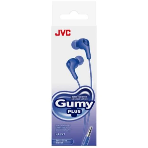 Écouteurs Gumy filaire, JVC HA-FX7-AN - Bleuet