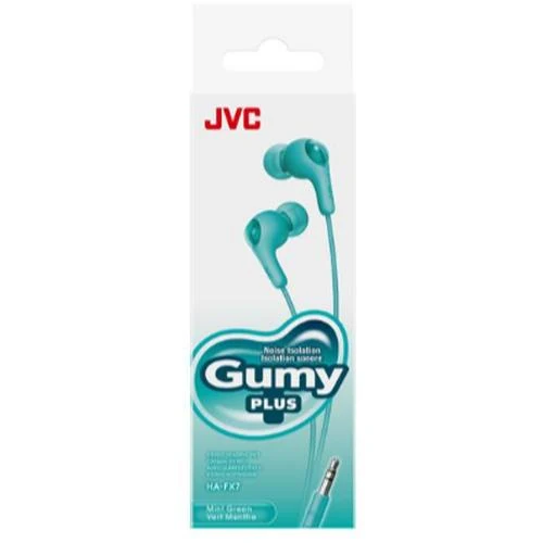 Écouteurs Gumy filaire, JVC HA-FX7-GN - Vert Menthe
